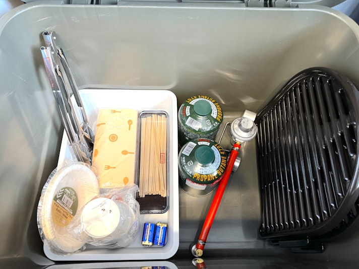 ■BBQ 料金：有料 セット内容：紙皿、割りばし、紙コップ、トング、グリル...