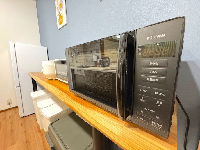 解凍機能付きの電子レンジ