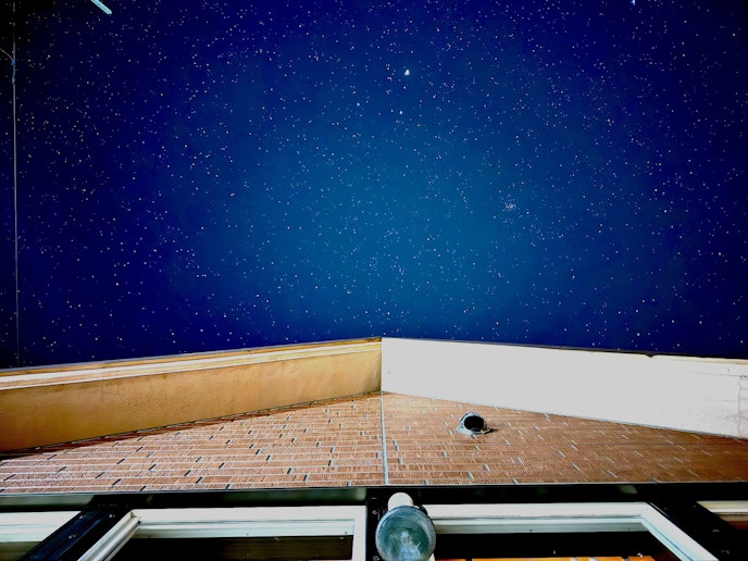 満天の星が広がるナイトビュー