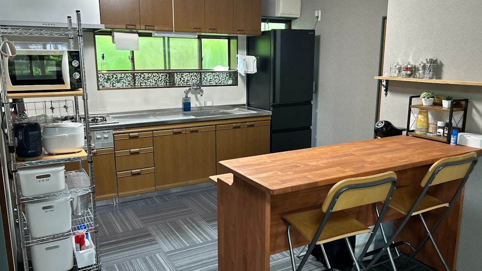 キッチン、バーカウンター