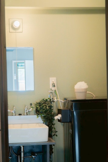 洗面台、洗濯機