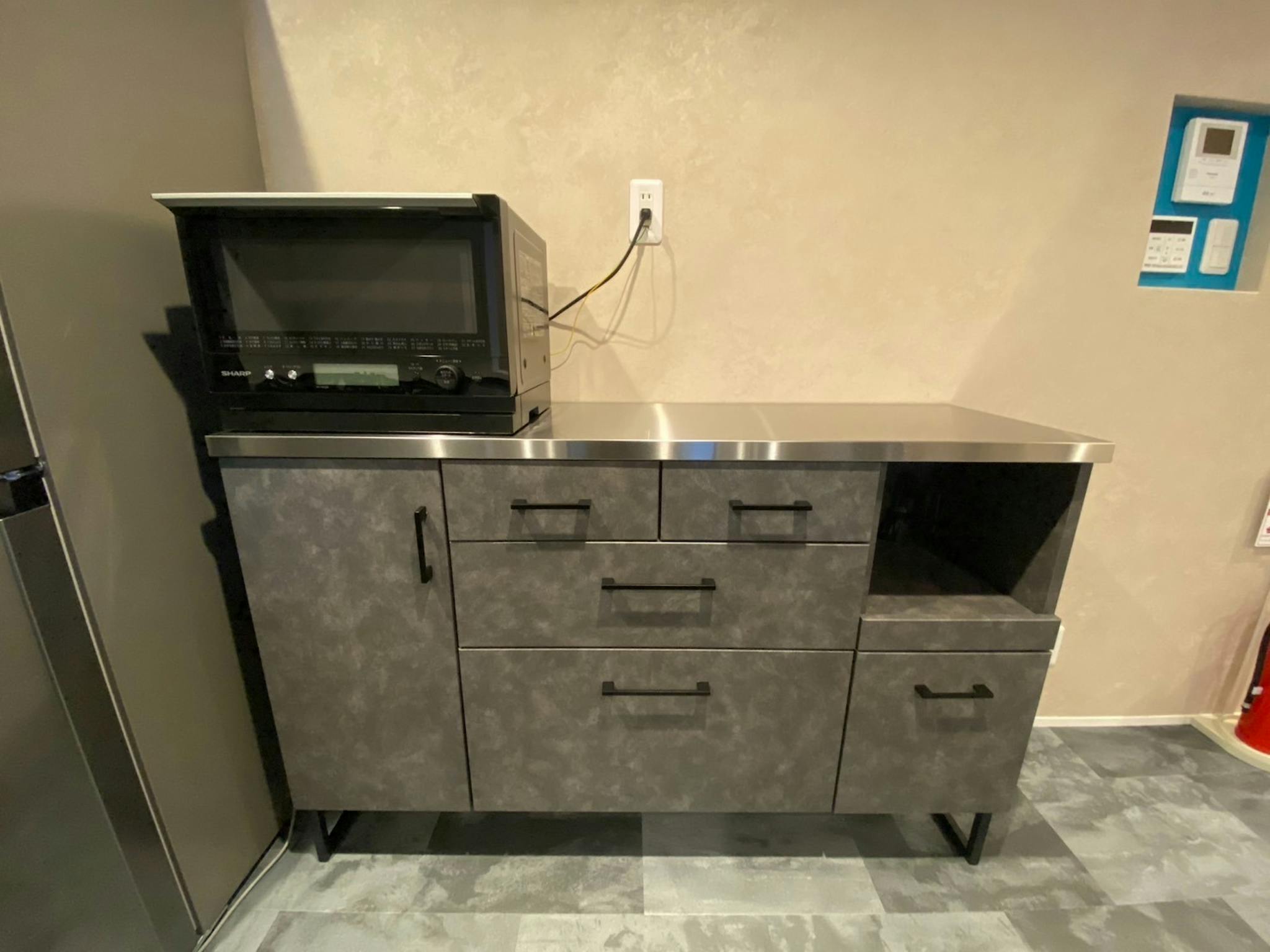 電子レンジもあります