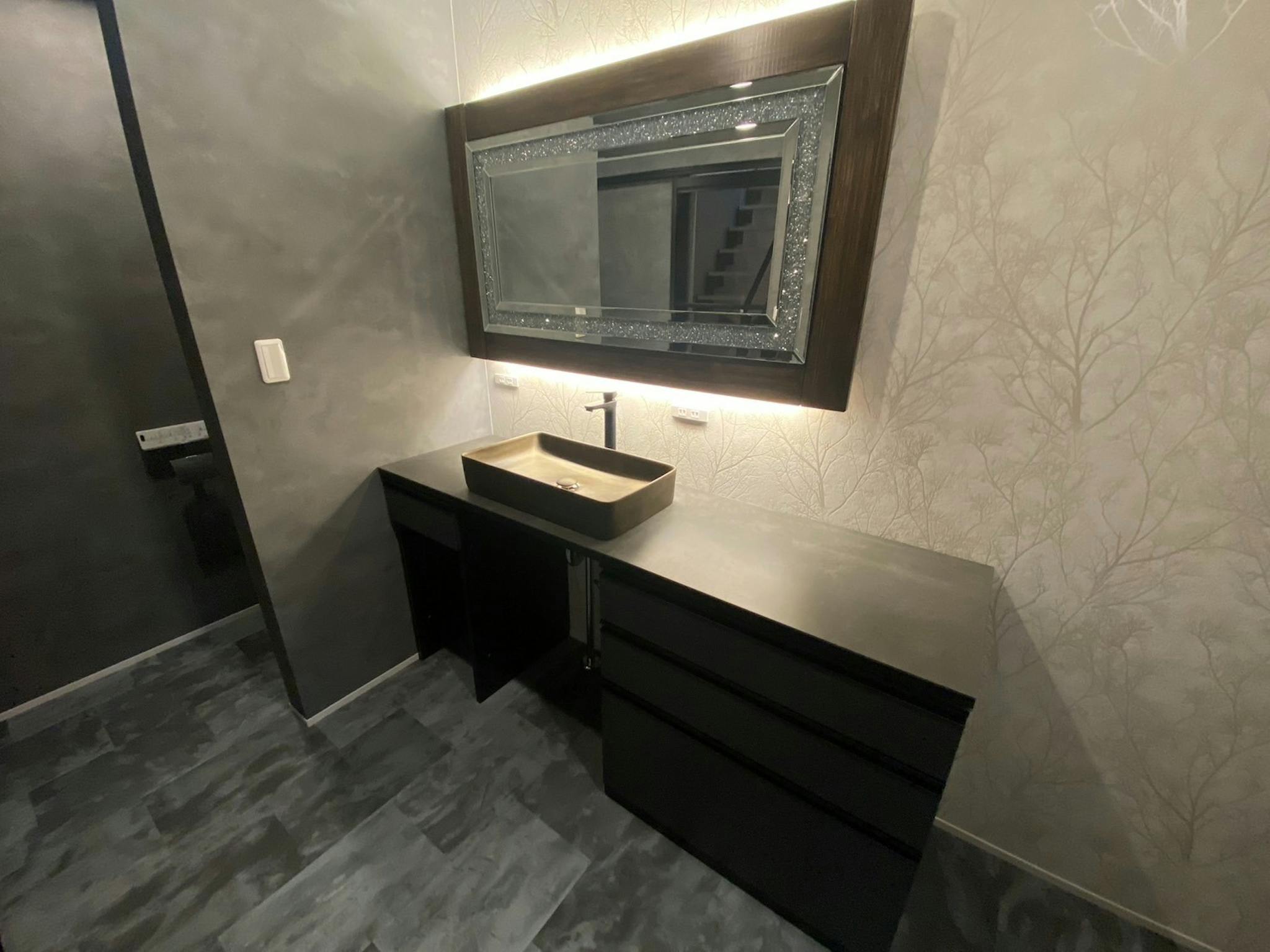 広々とした洗面所