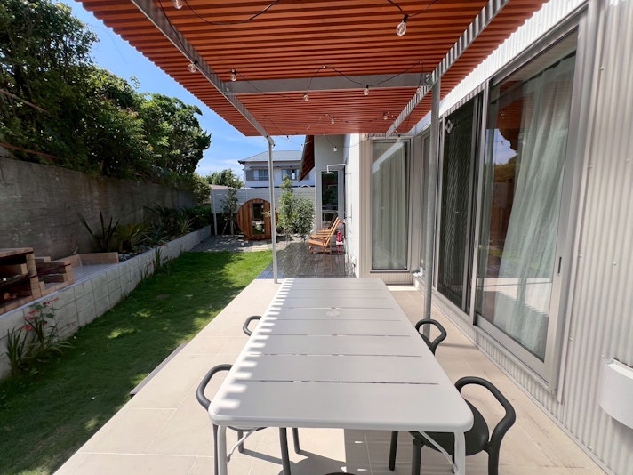 室内と行き来しやすいテラススペース