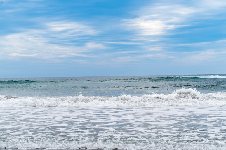 平砂浦海岸。太平洋に面した約6kmにわたる美しいロングビーチで、サーフィンや釣り、海岸沿いの散...