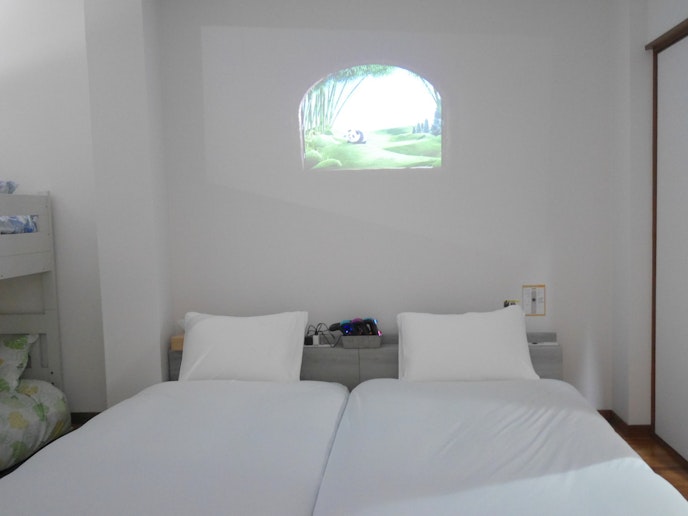 3階のキッズルームのプロジェクターです。