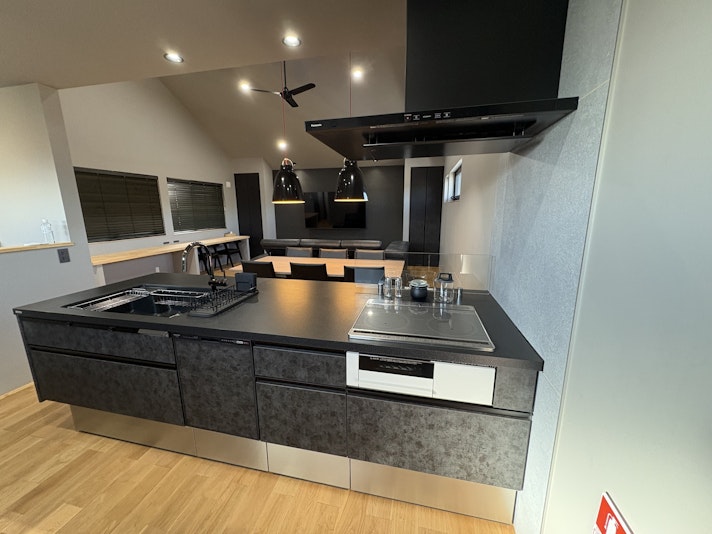 フルキッチンです。家族・ご友人で一緒にお料理はいかがでしょうか。