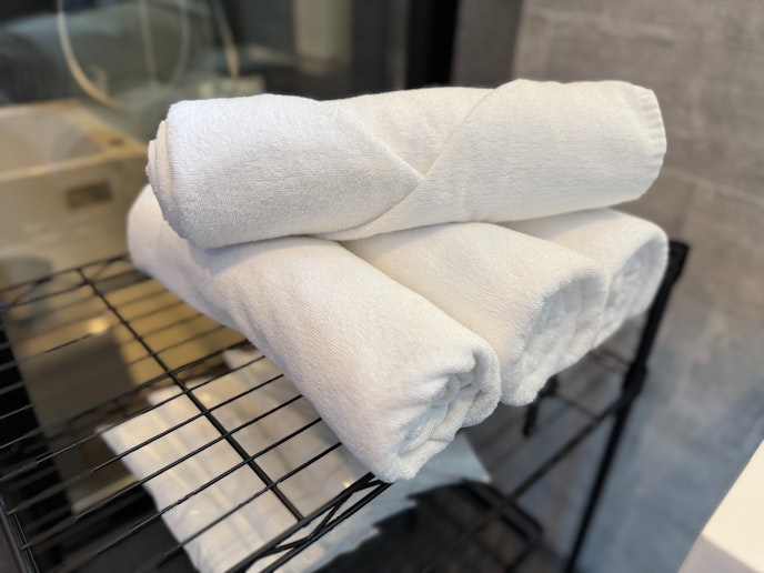 人数分のタオルを用意しております。