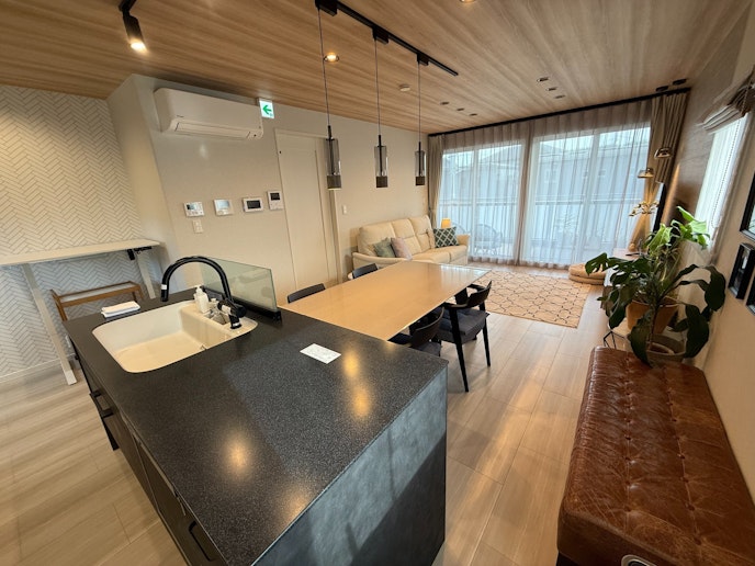 キッチンからみんなの表情を見渡せます