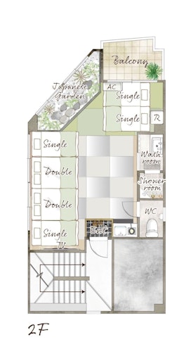 レイアウト（布団あり）