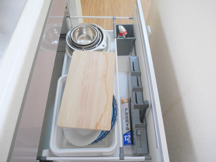 調理器具は充実しております。