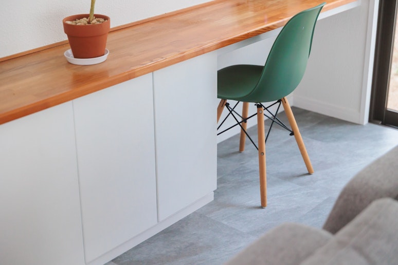 リビングのワークスペース