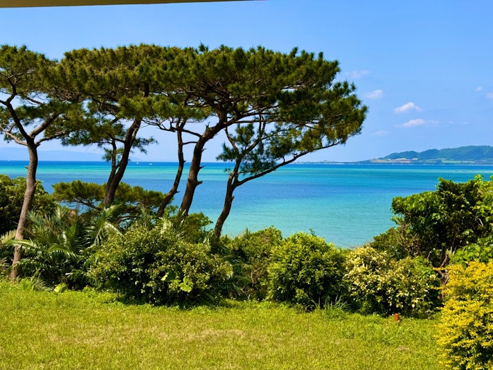 宿からの景色（寝室からの景色）