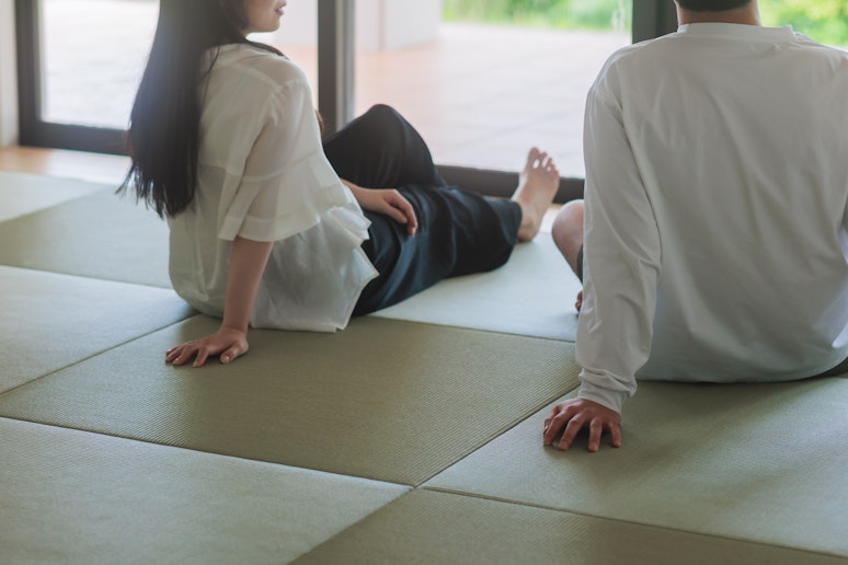 【寝室１】琉球畳みで団らん