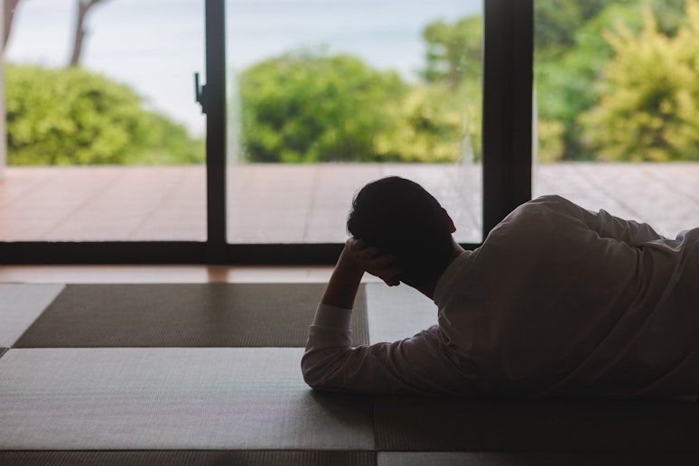 【寝室１】どこでも寝転がれる畳