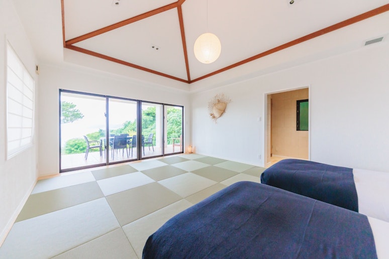 【寝室１】１7帖の琉球畳部屋