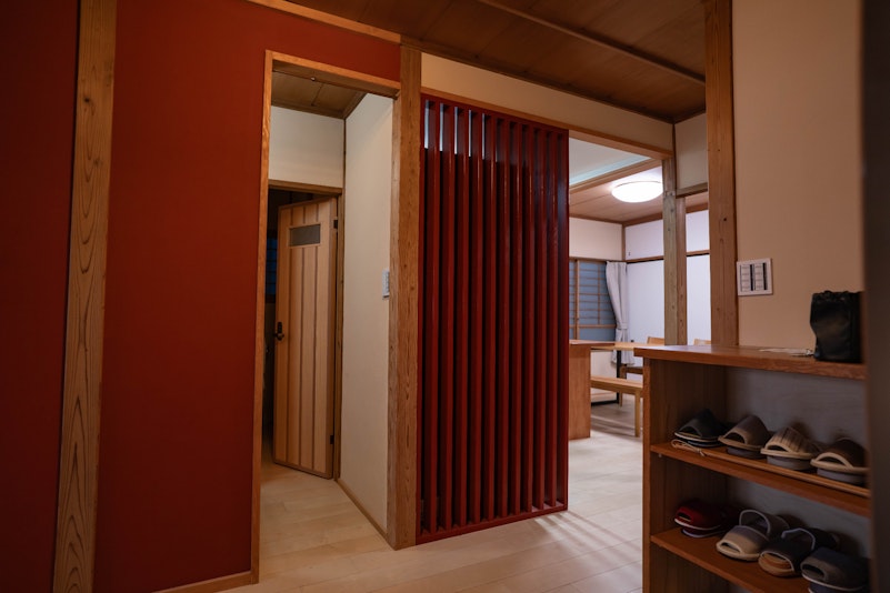 玄関から始まる、和のぬくもり。
