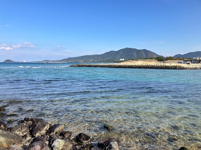 50ｍ先にある海。