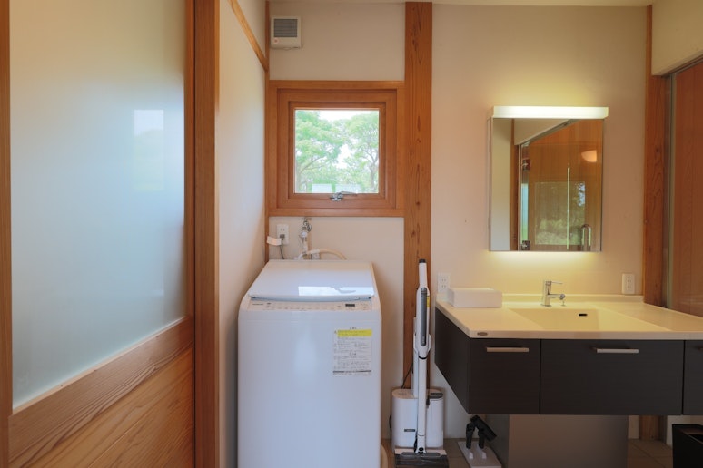 洗濯機も利用できます