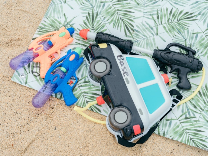 ・【レンタル】海で遊べる！水鉄砲のおもちゃをご用意しております