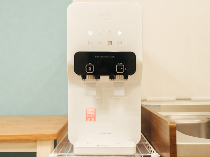 ・【ウォーターサーバー】無料で完備しております。ご自由にご利用ください