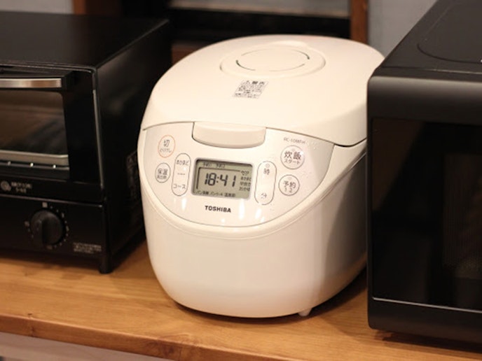 ・【炊飯器】予約ができるため、夜寝る前や外出前にセットができて便利です