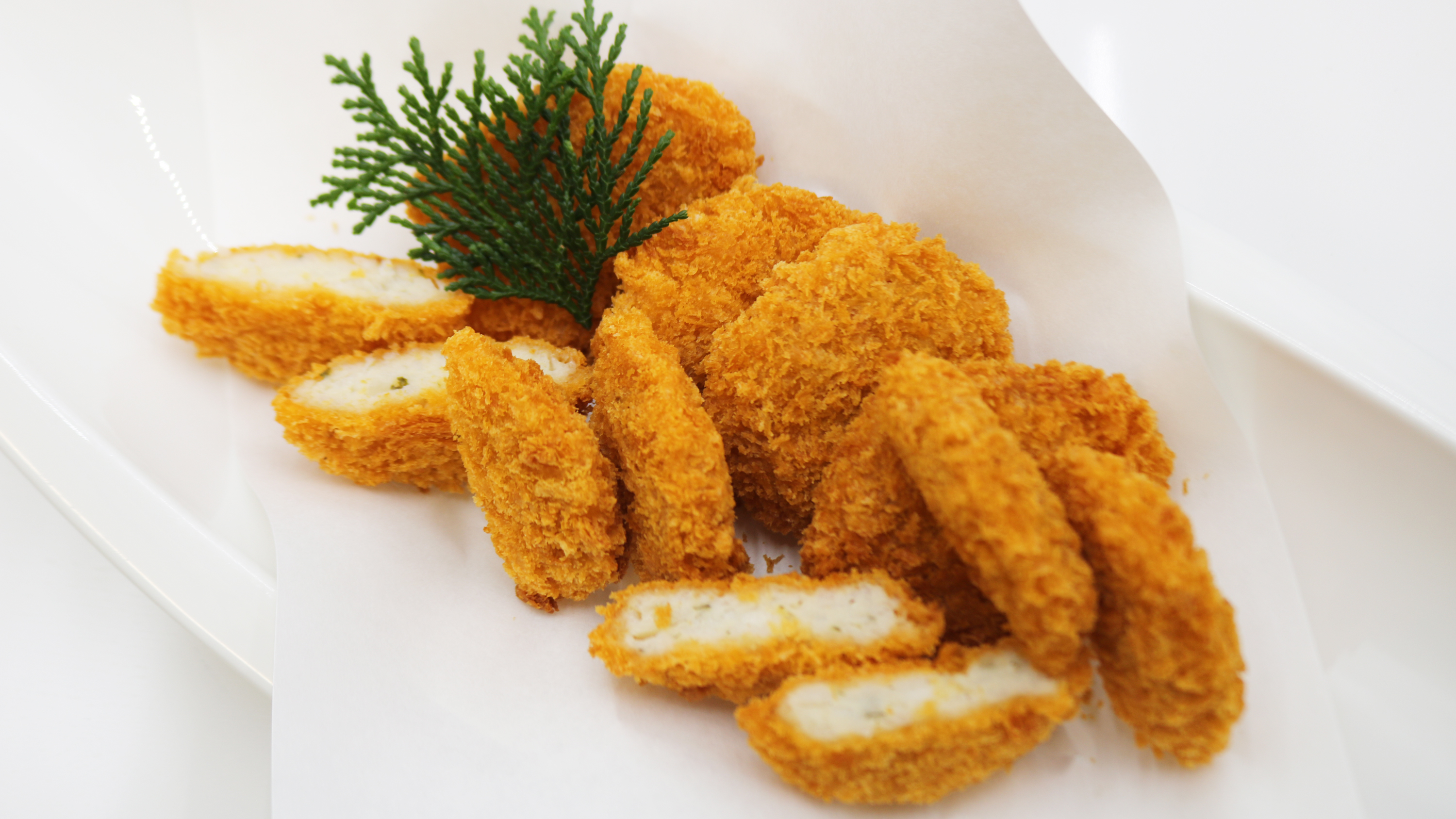 朝食：愛媛県産鯛のフライ