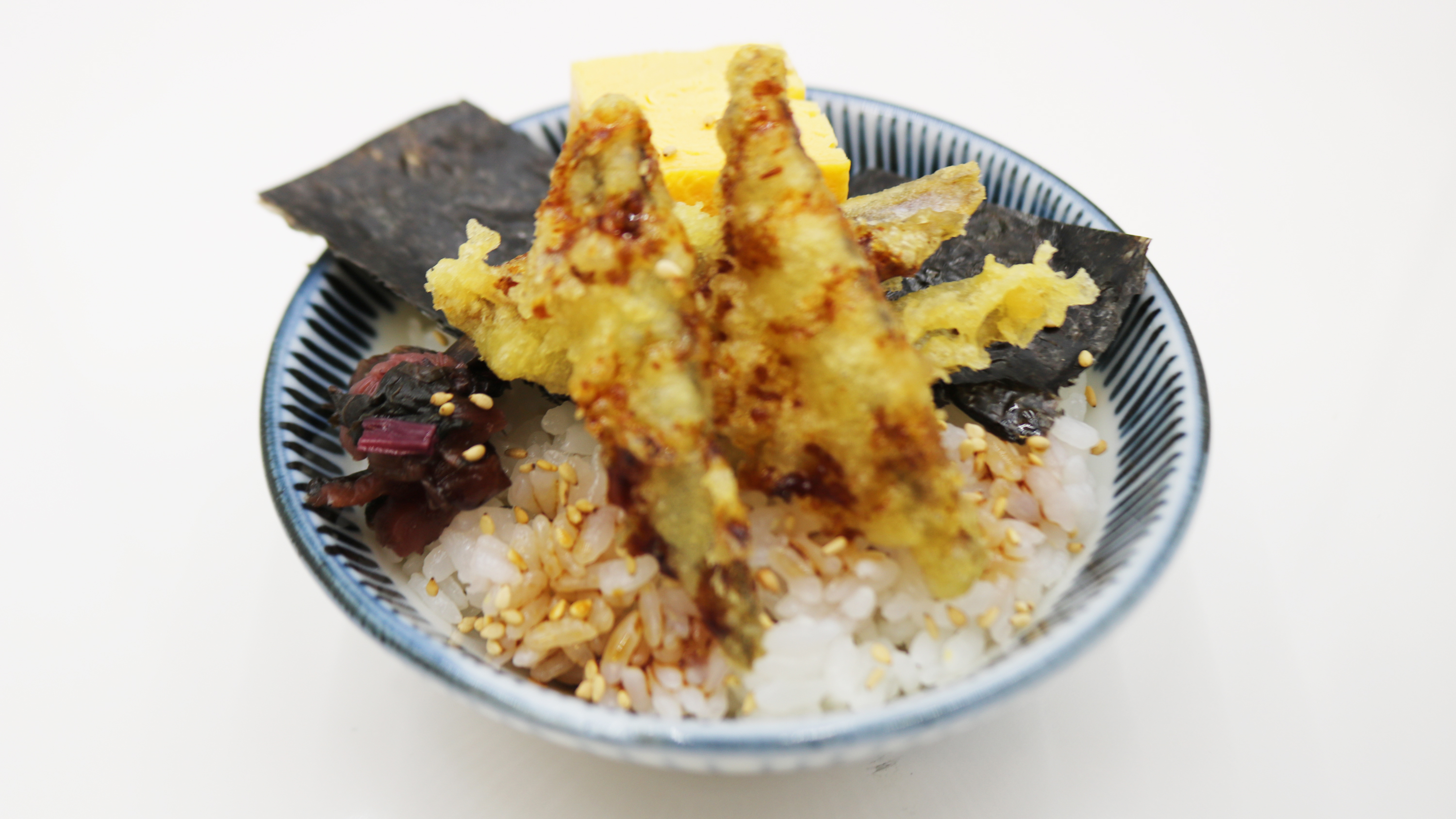朝食：瀬戸内産小鰯天丼