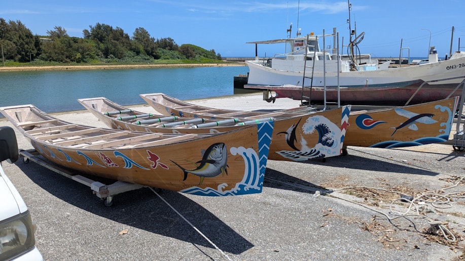 港川漁港　お散歩におすすめ