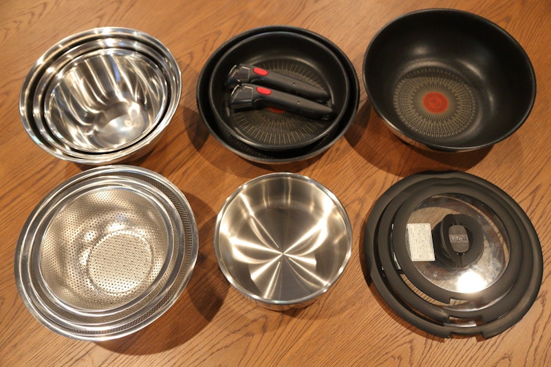 様々な調理器具をご用意しています。ご家族やご友人の方たちとお料理をお楽しみください。