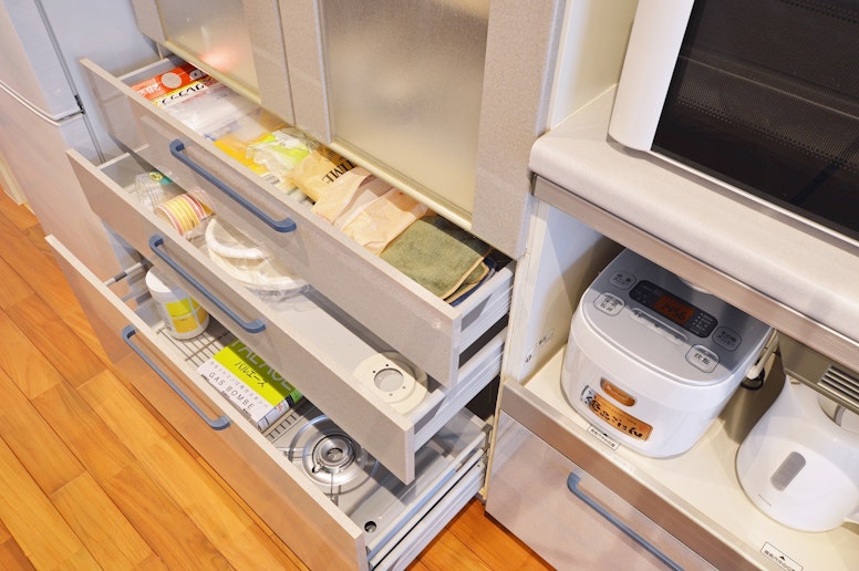 豊富なキッチングッズ