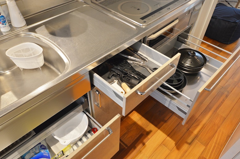 豊富なキッチングッズ