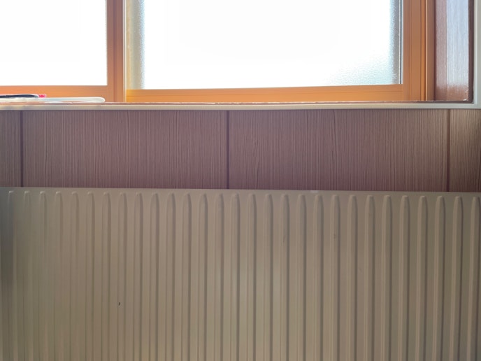 暖房付きです。