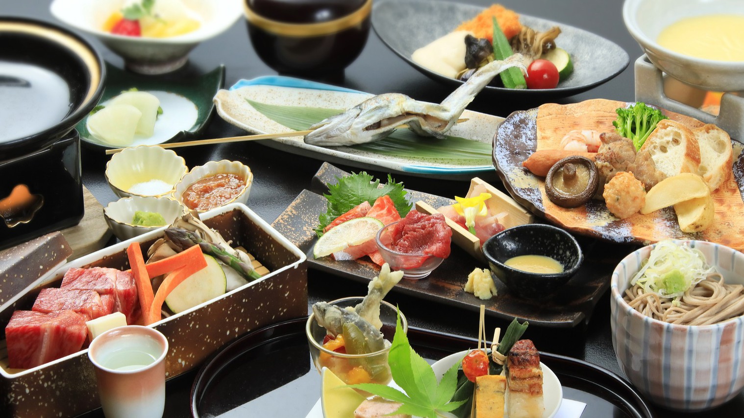 【信州プレミアム牛付会席】≪2食付≫夕食メインは信州プレミアム牛！下條温泉の美肌の湯と星★を愉しむ