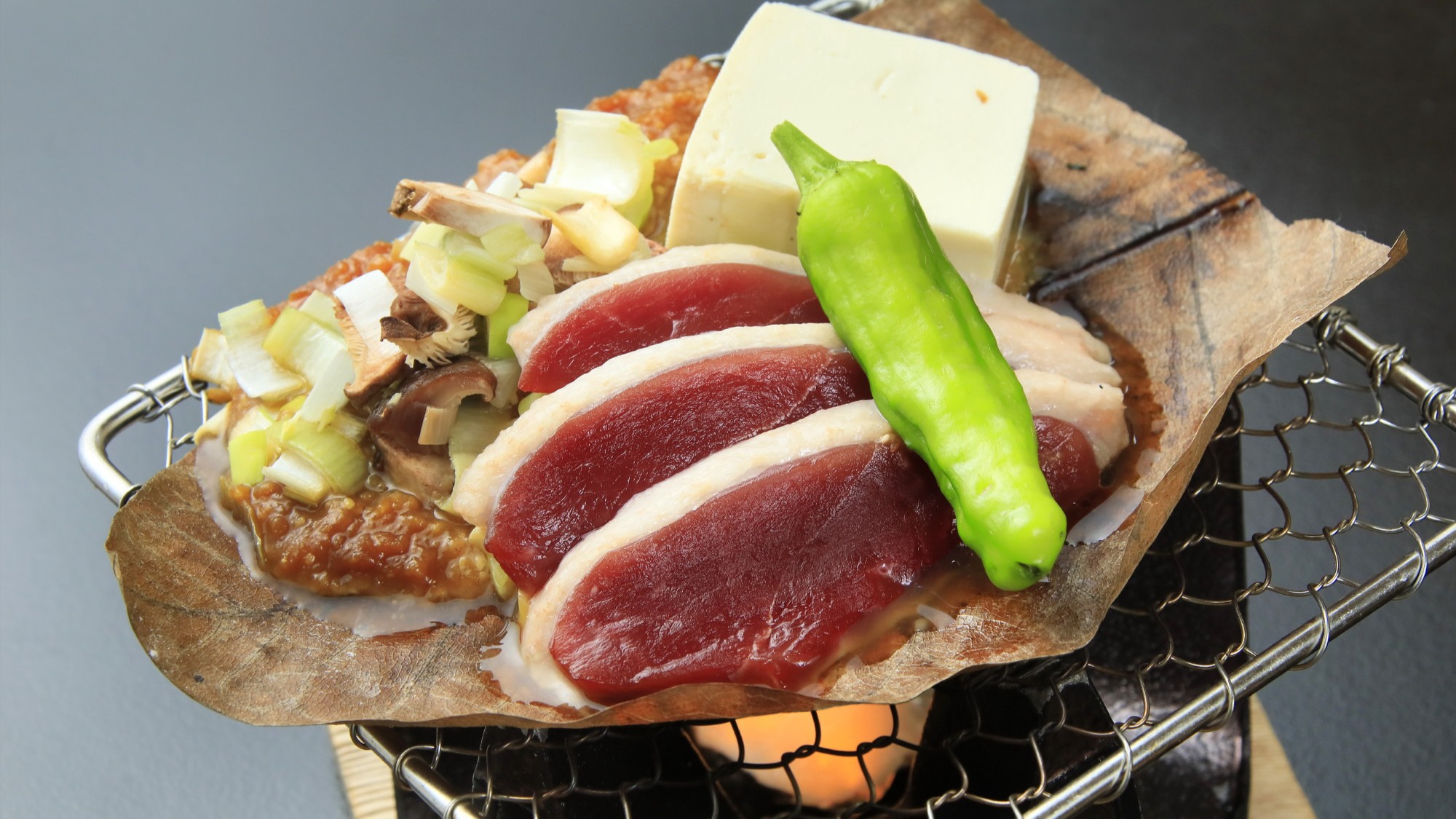 【地元酒蔵の日本酒付】×【朴葉みそ会席】≪2食付≫地元酒蔵の日本酒【喜久水】と下條温泉の美肌の湯