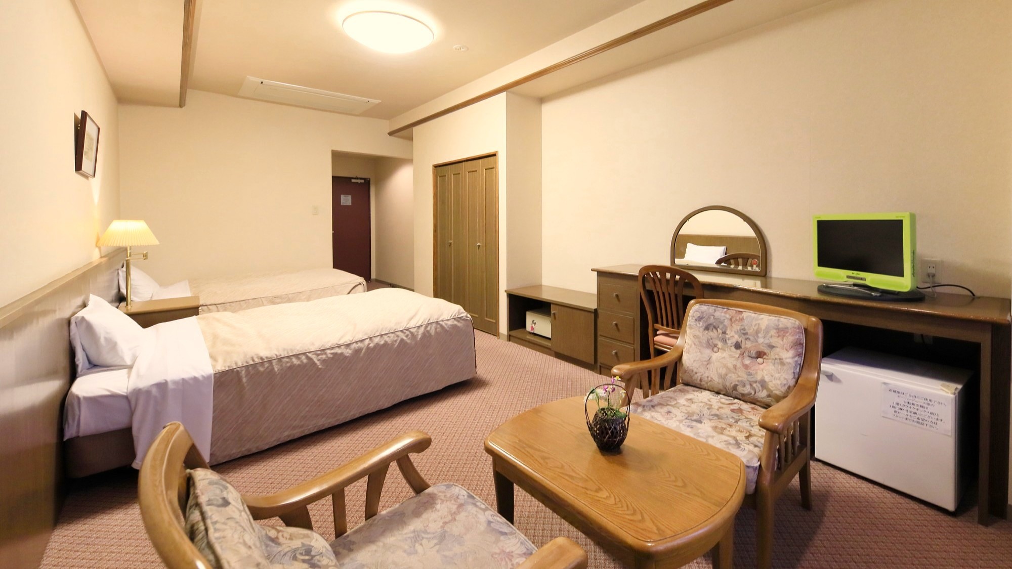 洋室ツインの一例