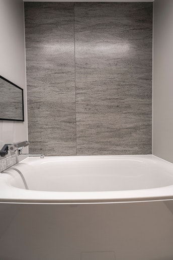 浴室にはBluetoothスピーカーが内蔵されています