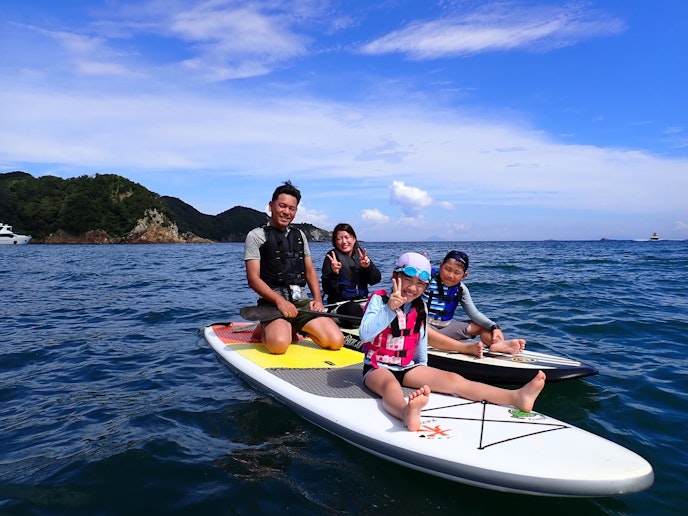 「弓ヶ浜、青の洞窟、タライ岬」サップツアー