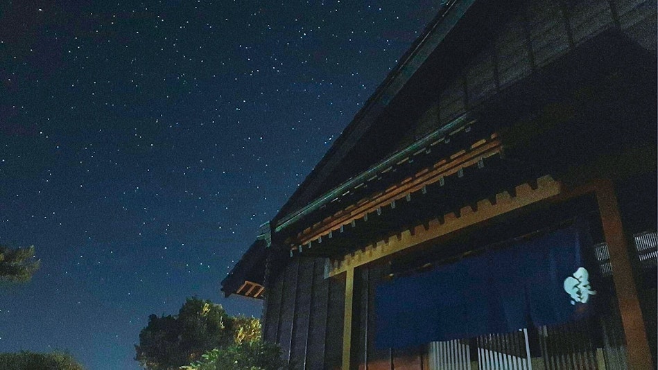 天気の良い夜には満天の星空が