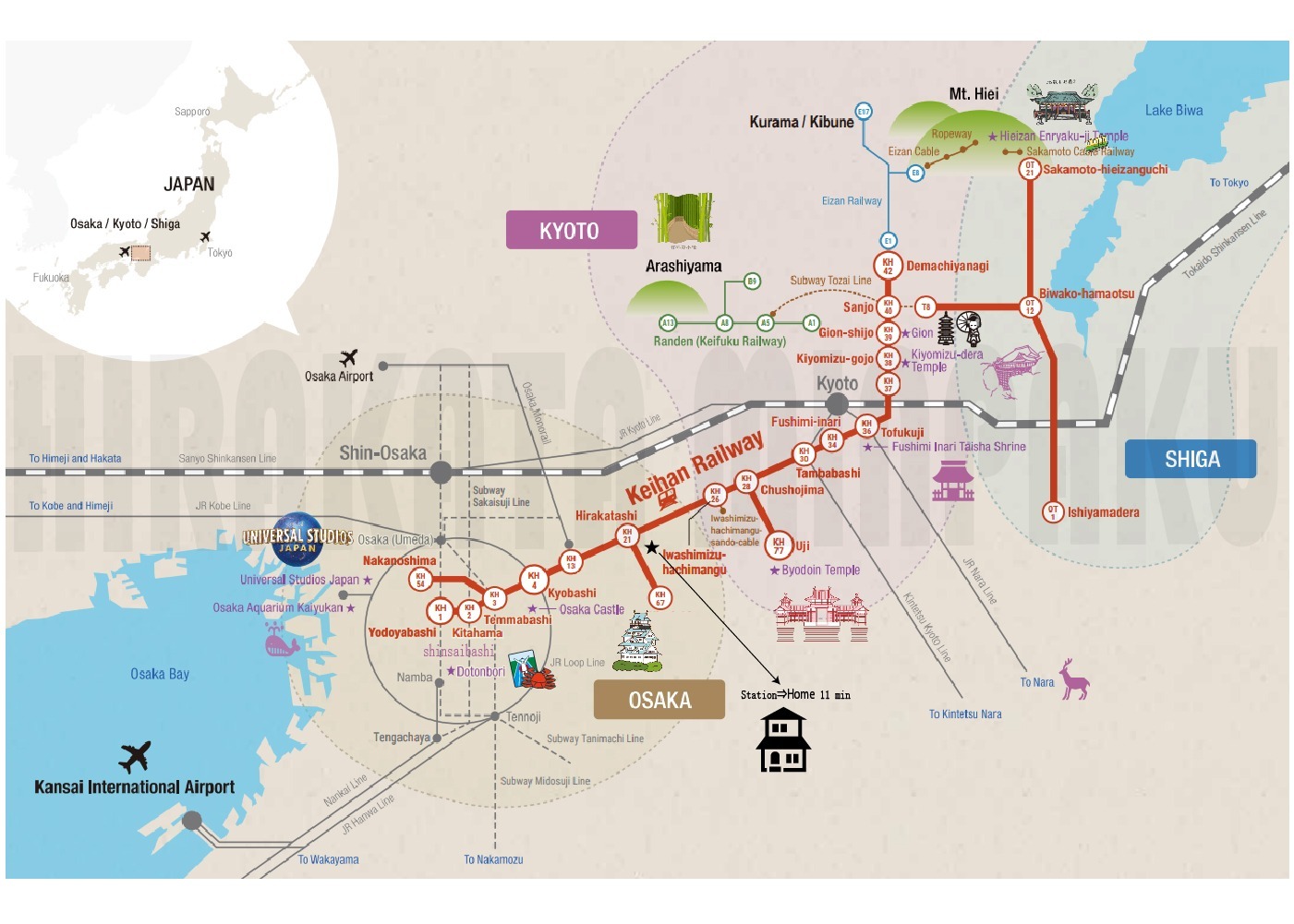 路線図（英語）