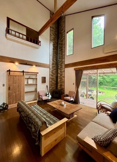 開放感があるリビング