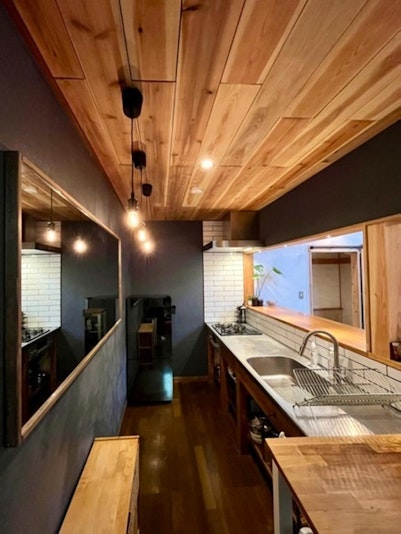 おしゃれな対面式キッチン