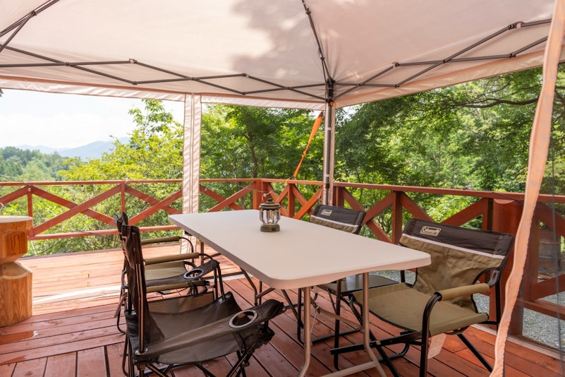 蚊帳付きテント