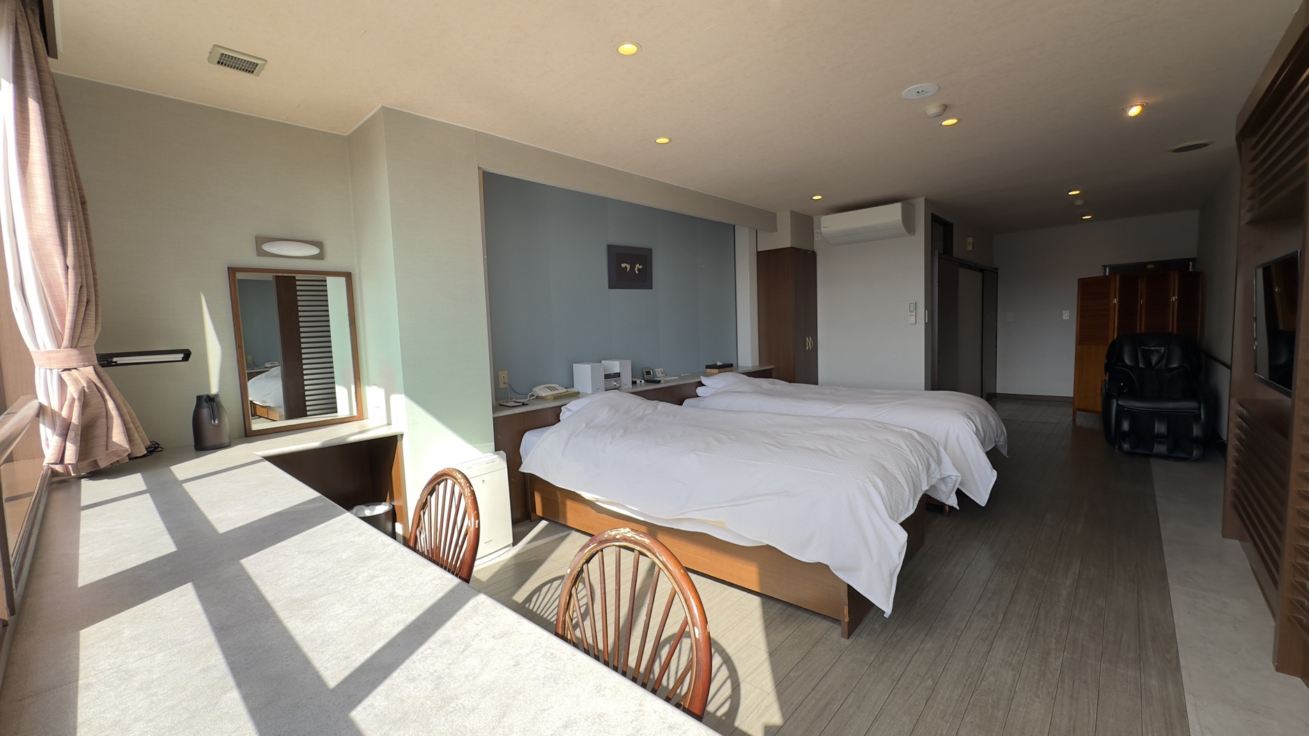 【1室限定・洋室ツイン】マッサージチェア付き