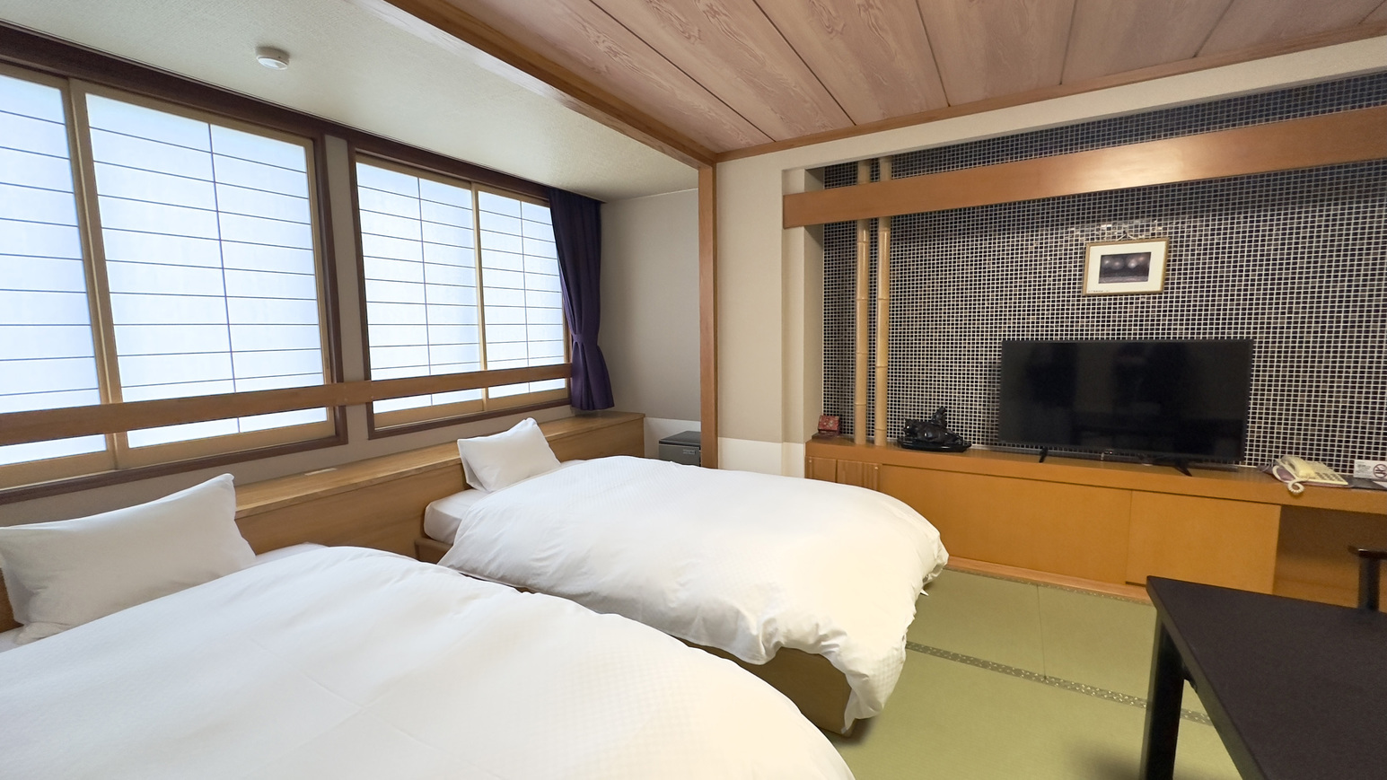 【和モダン35平米】35㎡和室＋ツインベッド
