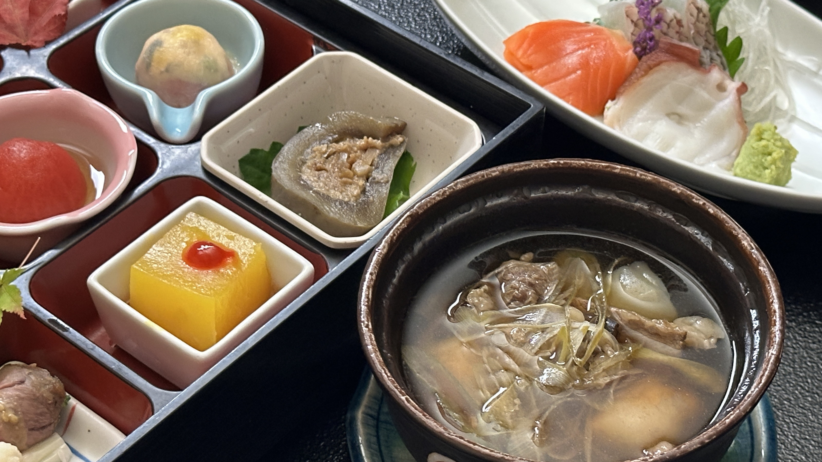 【少量会席プラン】メインが選べます。量が少ない分、食材の質が良いので、良いものを少しずつ食べたい方へ