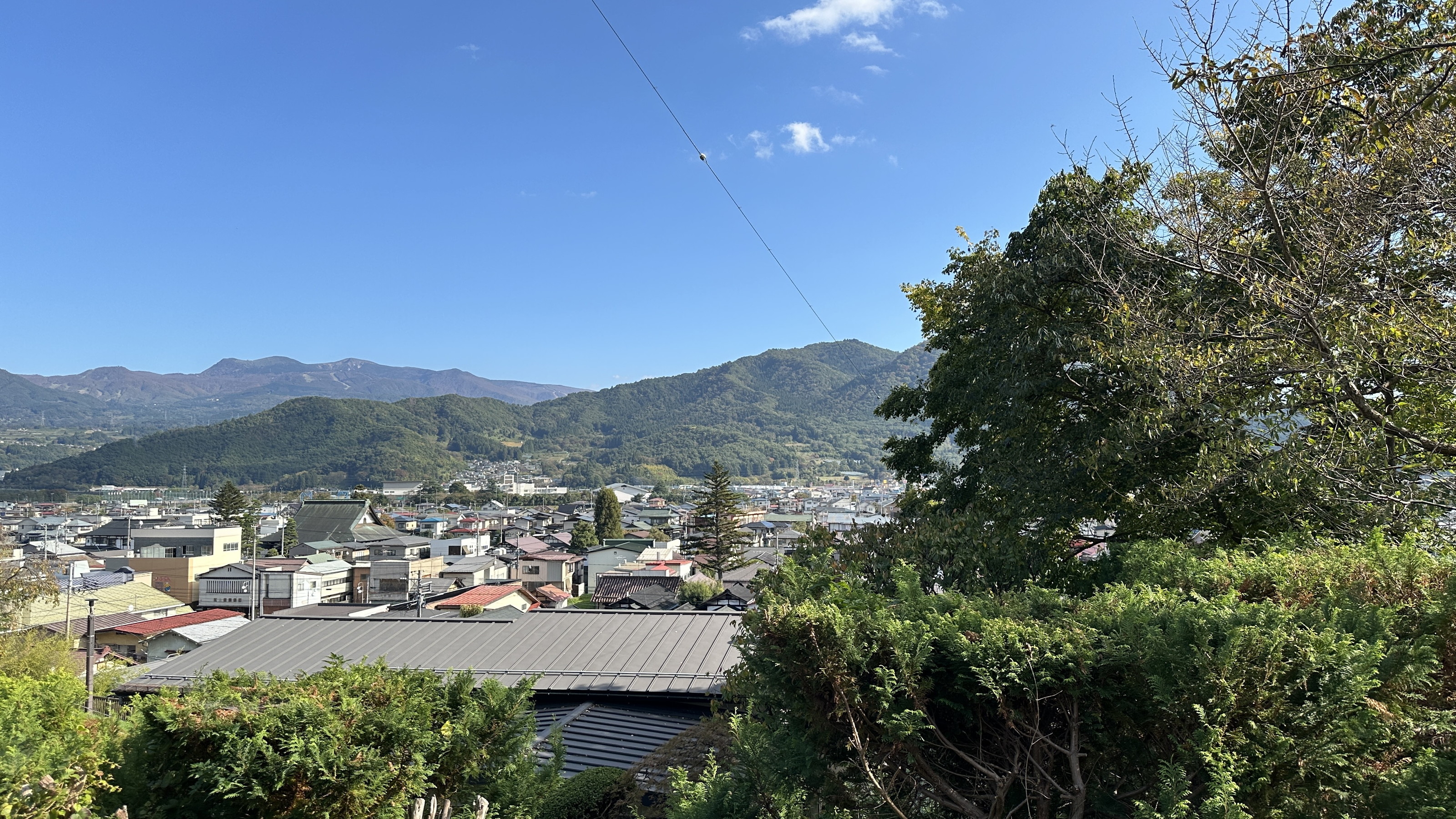 【周辺施設：上山城】お城からの景色は絶景です