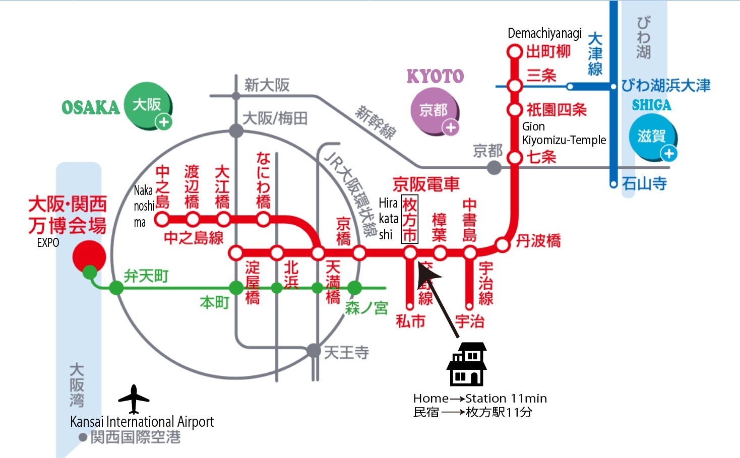 路線図（日本語）