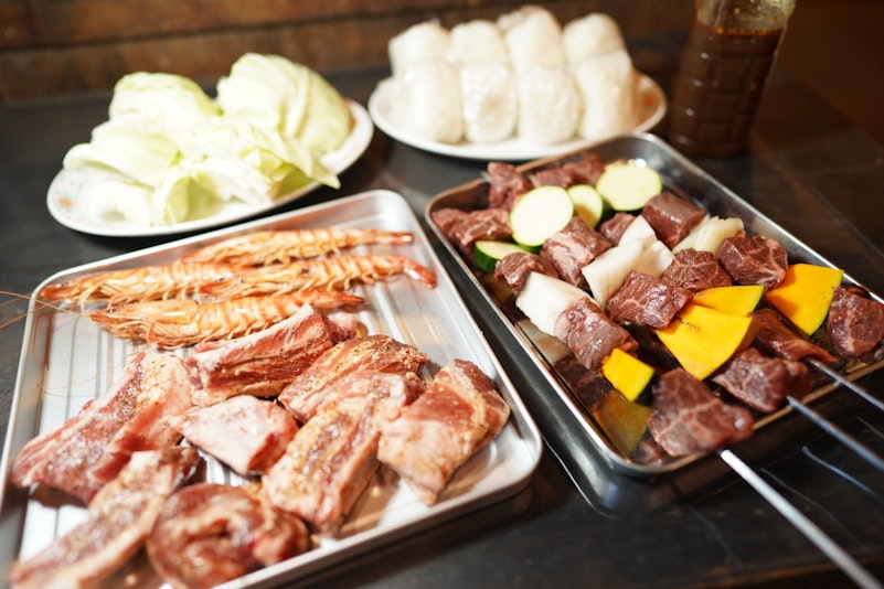 ＢＢＱセット　１人3,500円　写真は4人前です