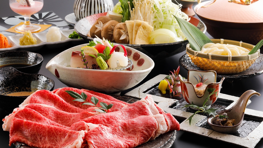 【料理ランクUP】「姫路和牛」のすき鍋をお部屋食で！